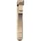 Ekena Millwork Merced Arts and Crafts Rough Sawn Bracket w/ Offset Brace, Douglas Fir, 6"W x 32"D x 40"H BKT0604X32X40MRC03RDF - alternate 3